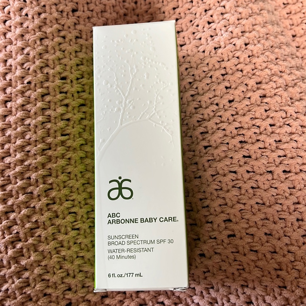 Arbonne ABC baby sunscreen
